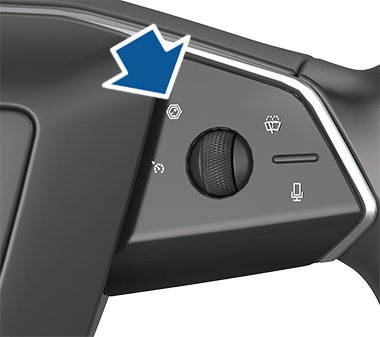 icono de cámara en el volante