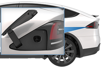 vehicle the charge port open