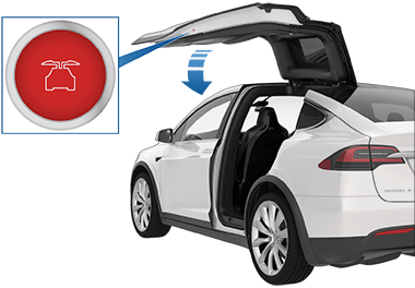 the location of the door close button