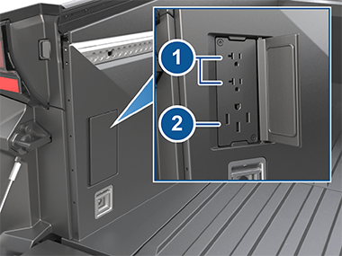 Tomas de corriente de la plataforma de carga