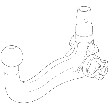 Snímek tažného zařízení