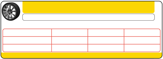 Příklad štítku pneumatik