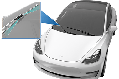Zoombox with washer jets pointing to the underside of the washer blade
