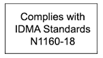 Image of example of compliance label.