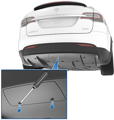 Snímek znázorňující nutnost uvolnit oba upevňovací prvky krytu