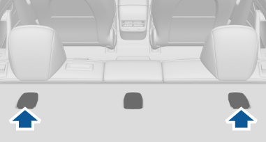 Placering av förankringspunkter bakom baksätena