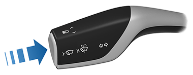 转向信号灯，箭头指向端部