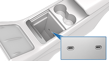 Tesla Model 3 and Model Y: Center Console quick charging USB HUB