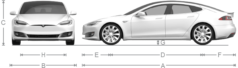 Boîte de rangement latérale pour porte de voiture, pour Tesla