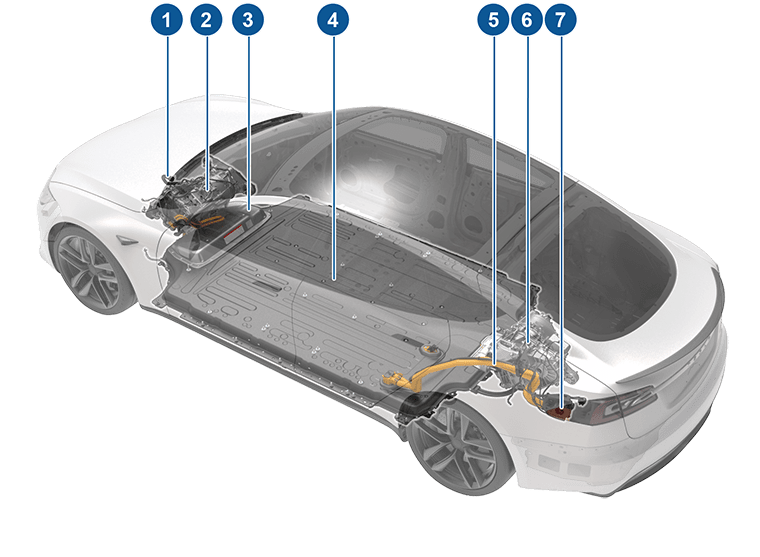 tesla model s chassis diagram